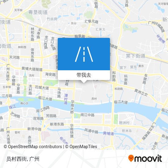 员村西街地图