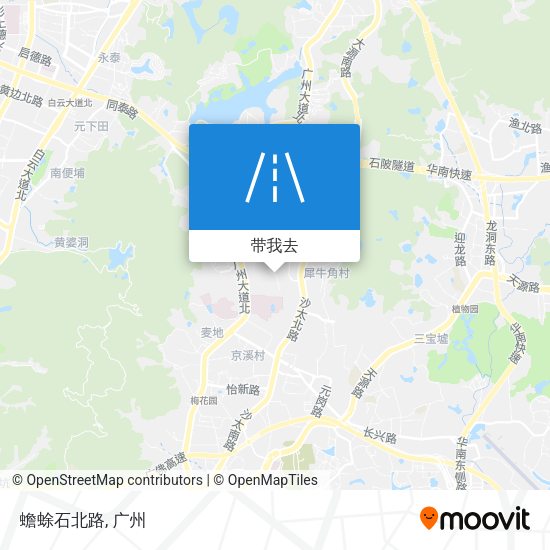 蟾蜍石北路地图
