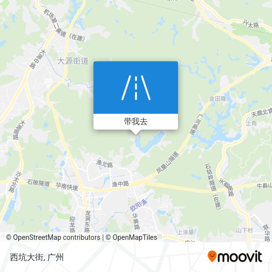 西坑大街地图
