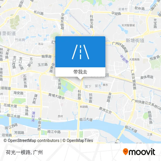 荷光一横路地图