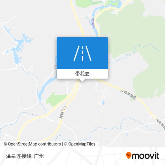 温泉连接线地图