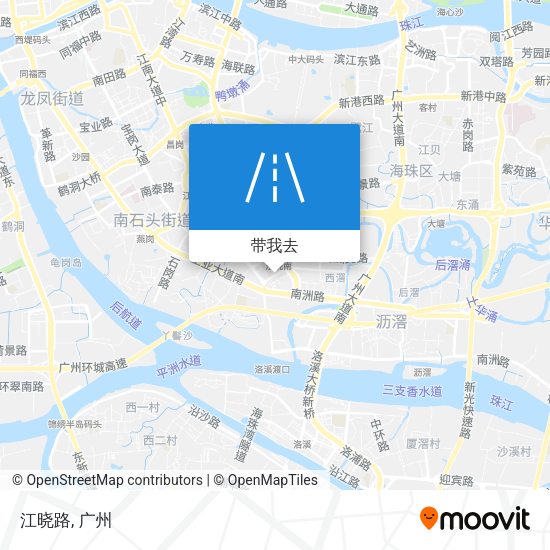 江晓路地图