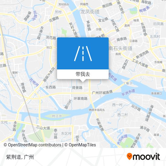 紫荆道地图