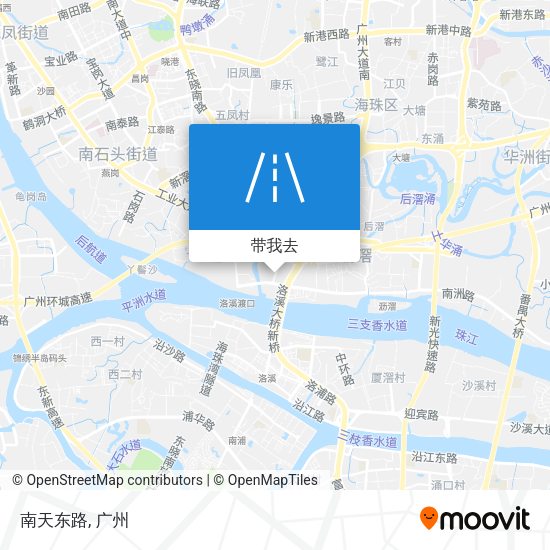 南天东路地图