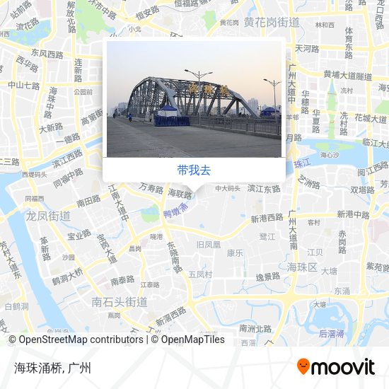 海珠涌桥地图