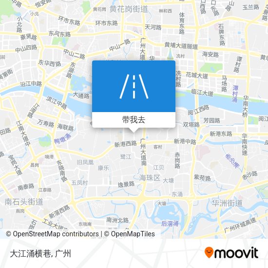 大江涌横巷地图