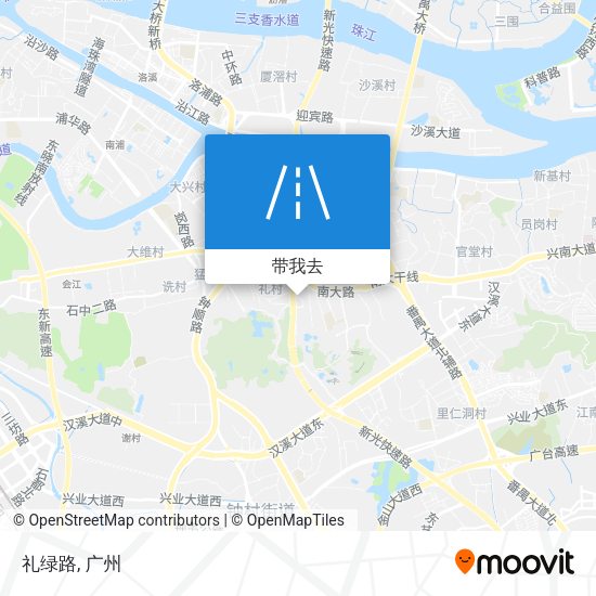 礼绿路地图