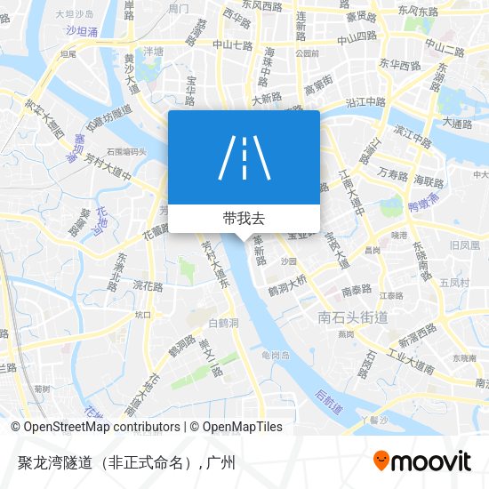 聚龙湾隧道（非正式命名）地图