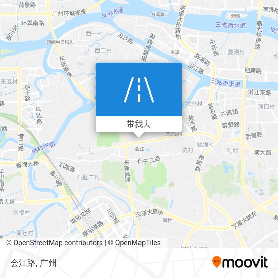 会江路地图