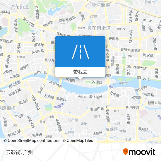 云影街地图