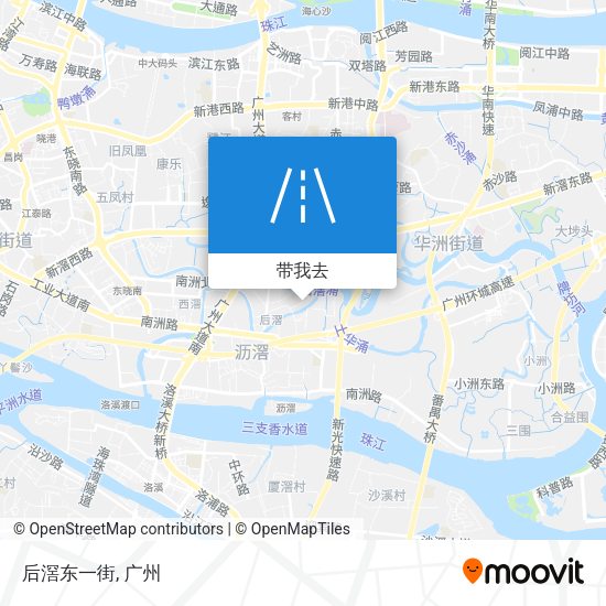 后滘东一街地图