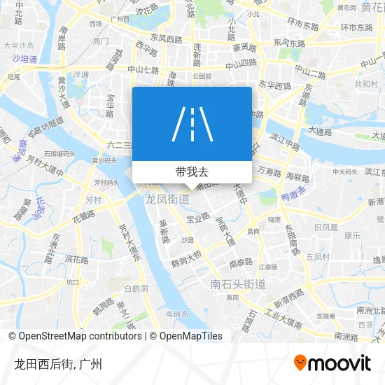 龙田西后街地图