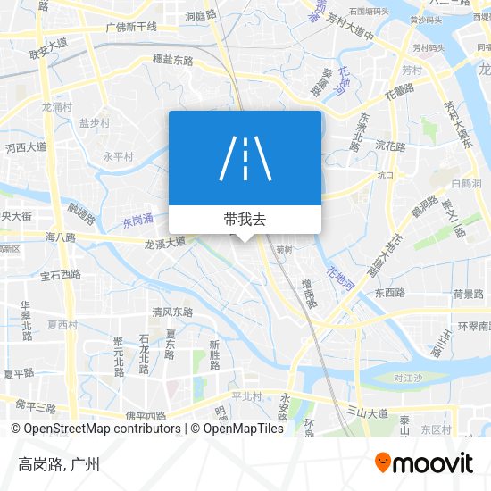 高岗路地图
