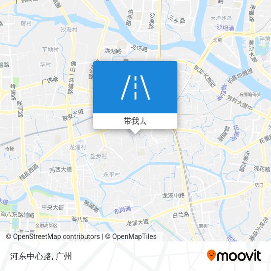 河东中心路地图