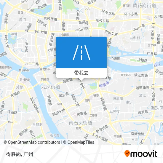 得胜岗地图