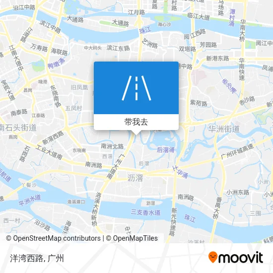 洋湾西路地图
