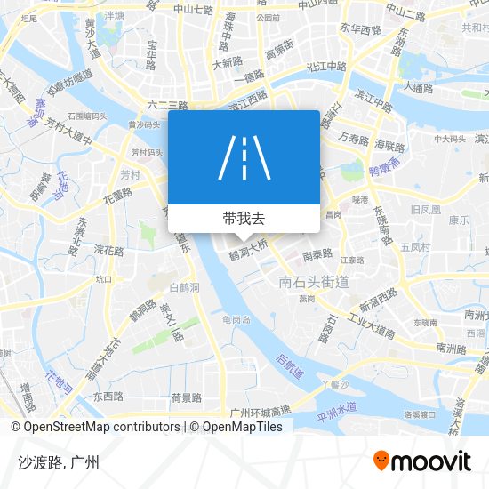 沙渡路地图