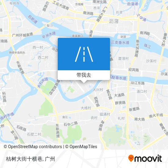 桔树大街十横巷地图