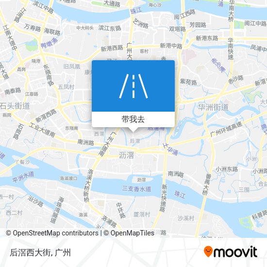 后滘西大街地图