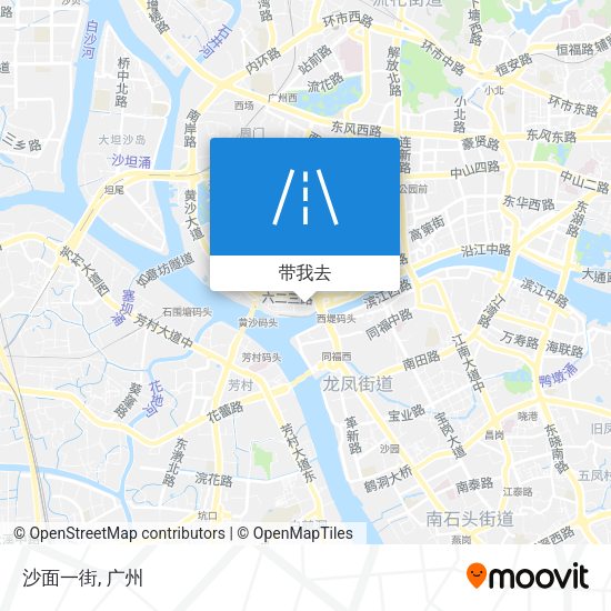 沙面一街地图