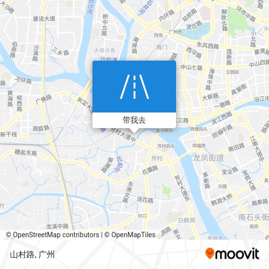 山村路地图