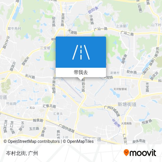岑村北街地图