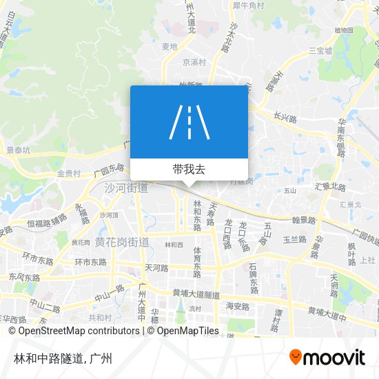 林和中路隧道地图