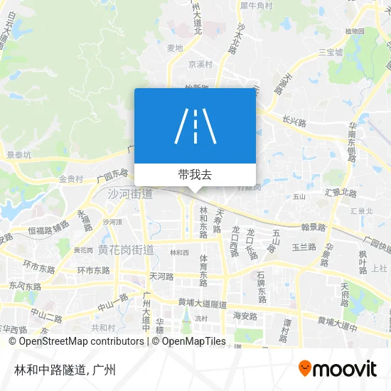 林和中路隧道地图