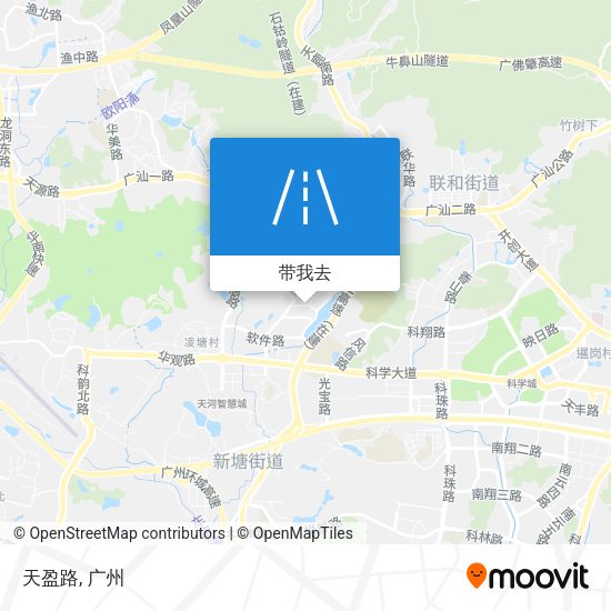天盈路地图