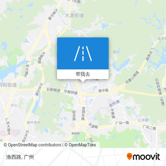 渔西路地图
