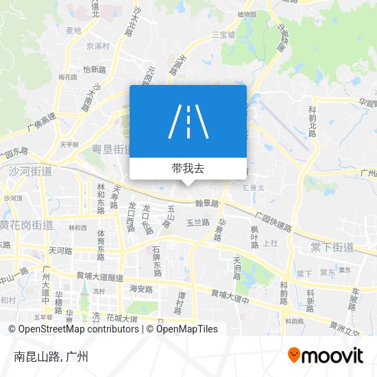 南昆山路地图