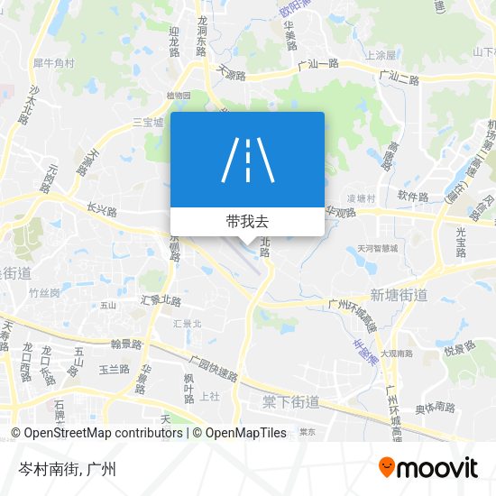 岑村南街地图