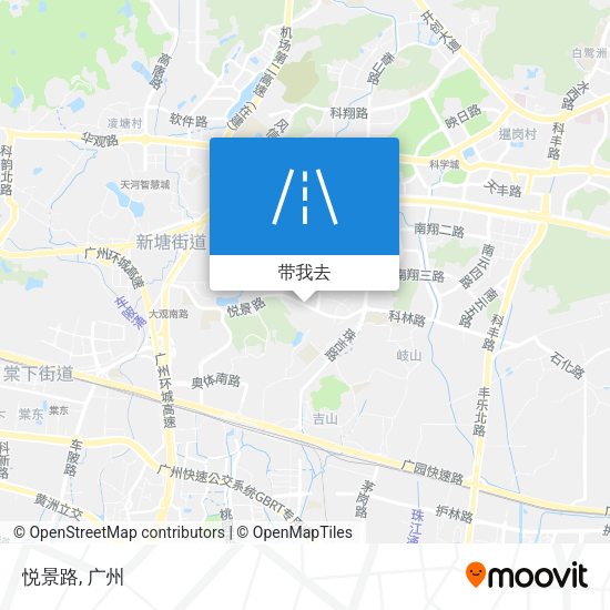 悦景路地图