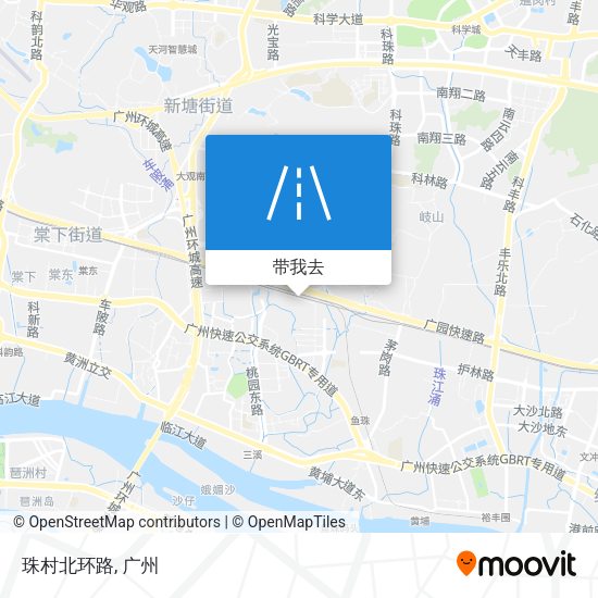 珠村北环路地图