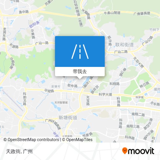 天政街地图