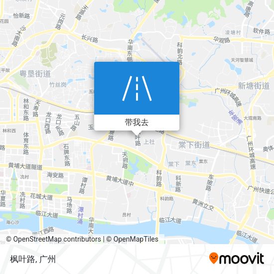 枫叶路地图