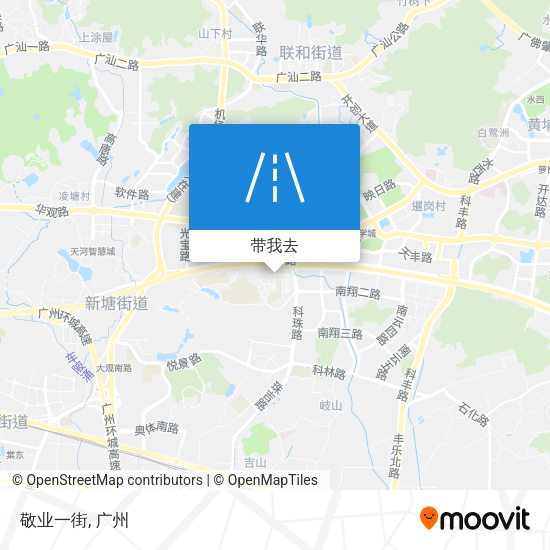 敬业一街地图