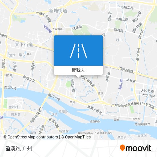 盈溪路地图