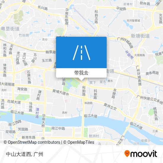 中山大道西地图