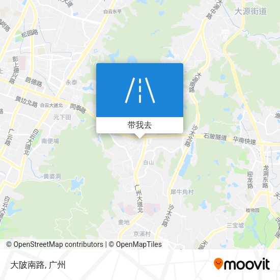 大陂南路地图