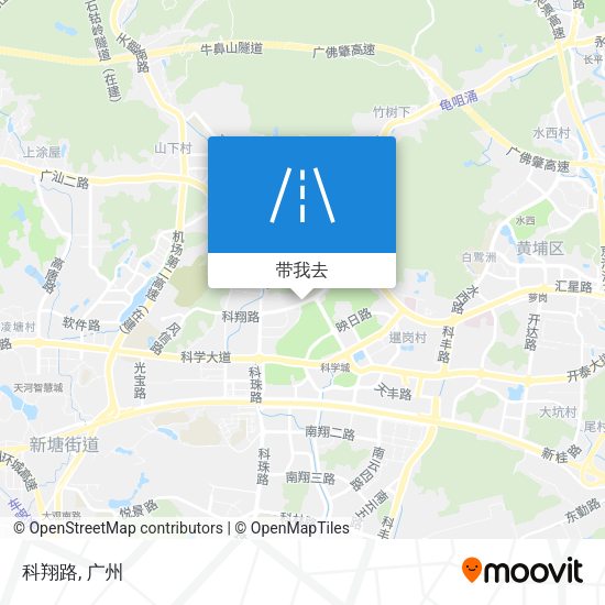 科翔路地图
