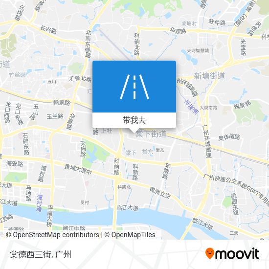 棠德西三街地图