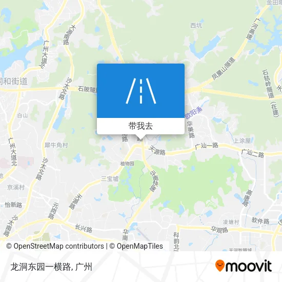 龙洞东园一横路地图