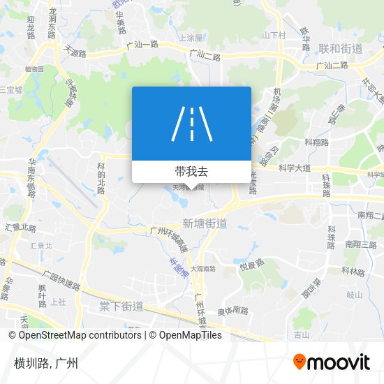 横圳路地图