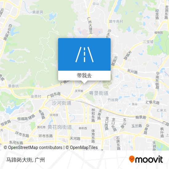 马蹄岗大街地图