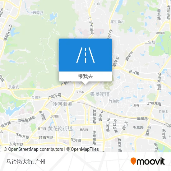 马蹄岗大街地图