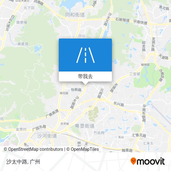 沙太中路地图