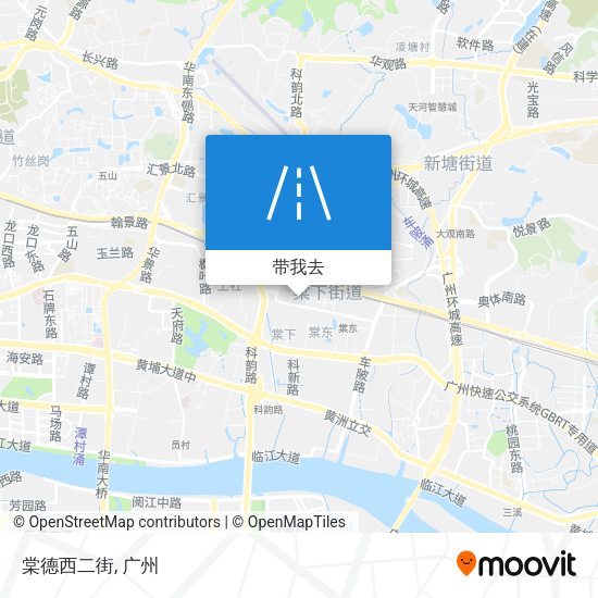 棠德西二街地图