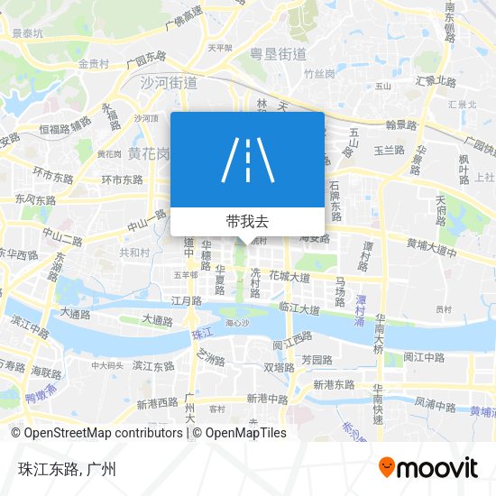 珠江东路地图