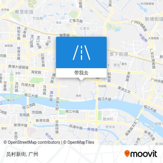 员村新街地图